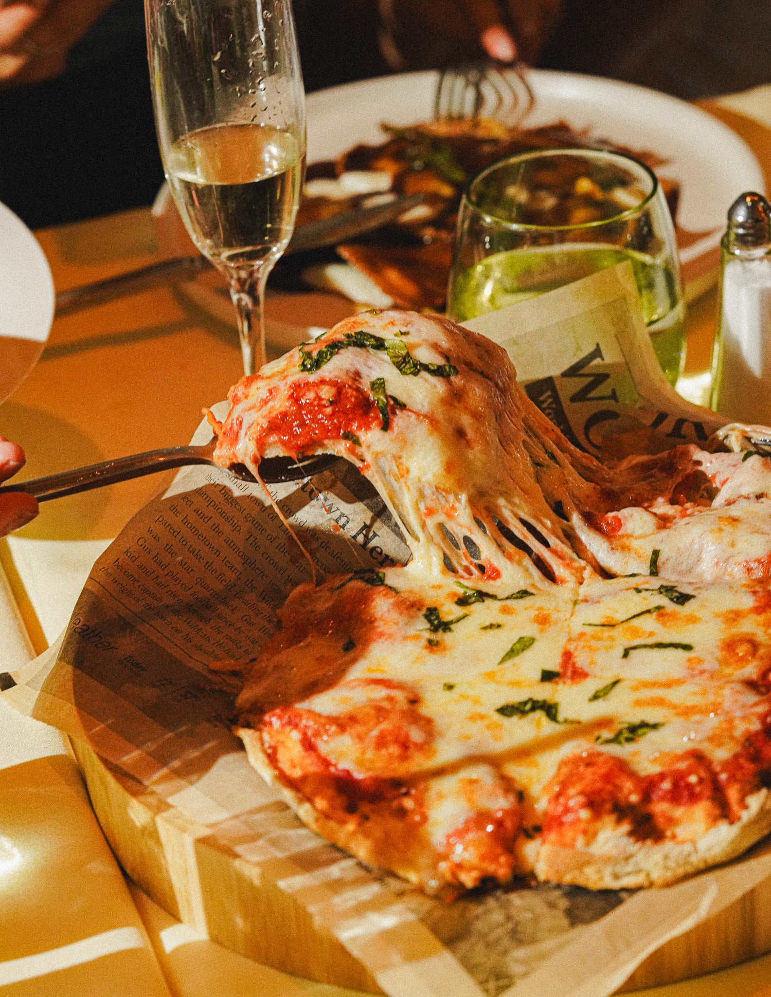 High-quality food photography of Italian dishes
