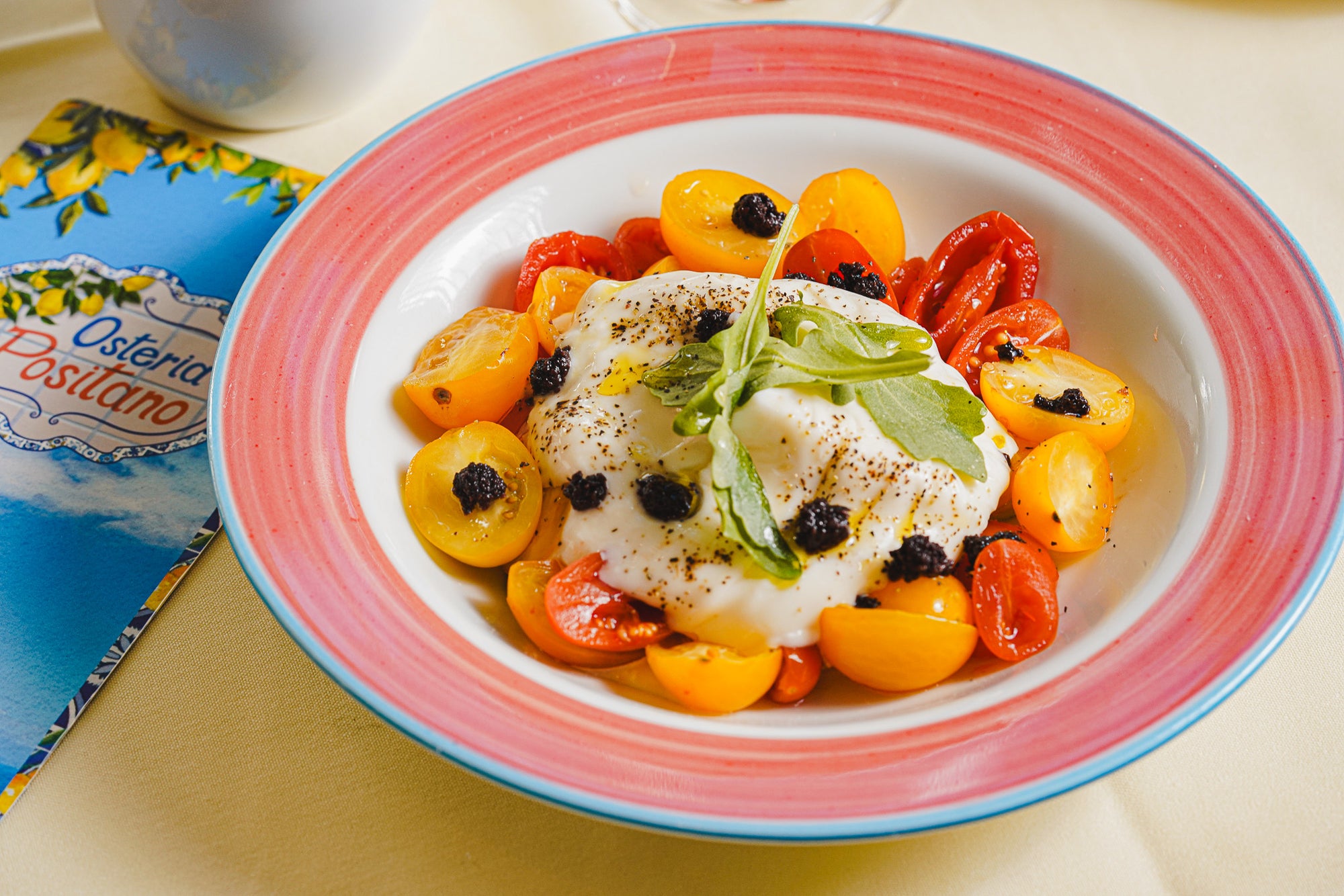 Italian restaurant food photography and content creation