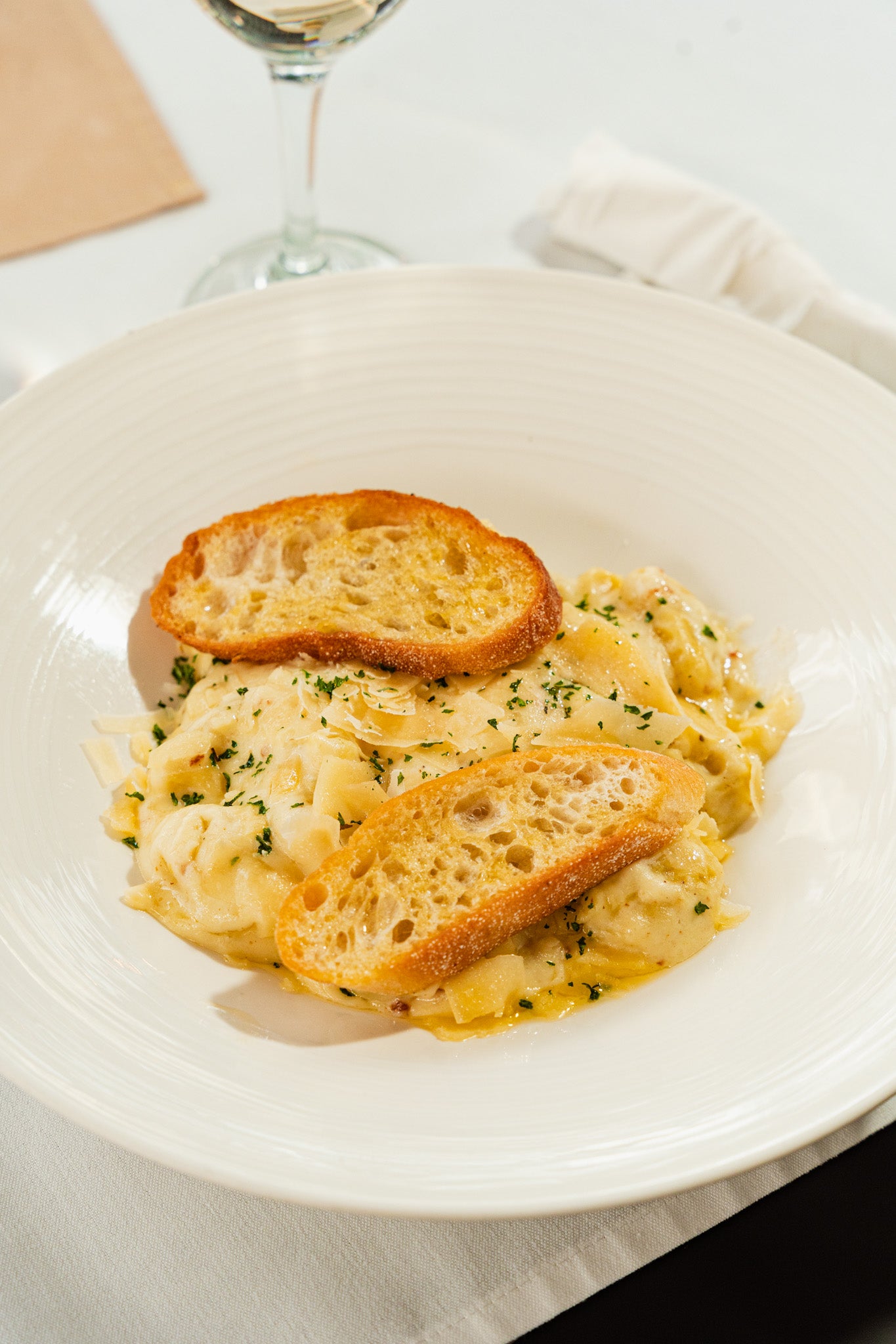 Photography and creative direction for upscale Italian restaurant Casa Tulia