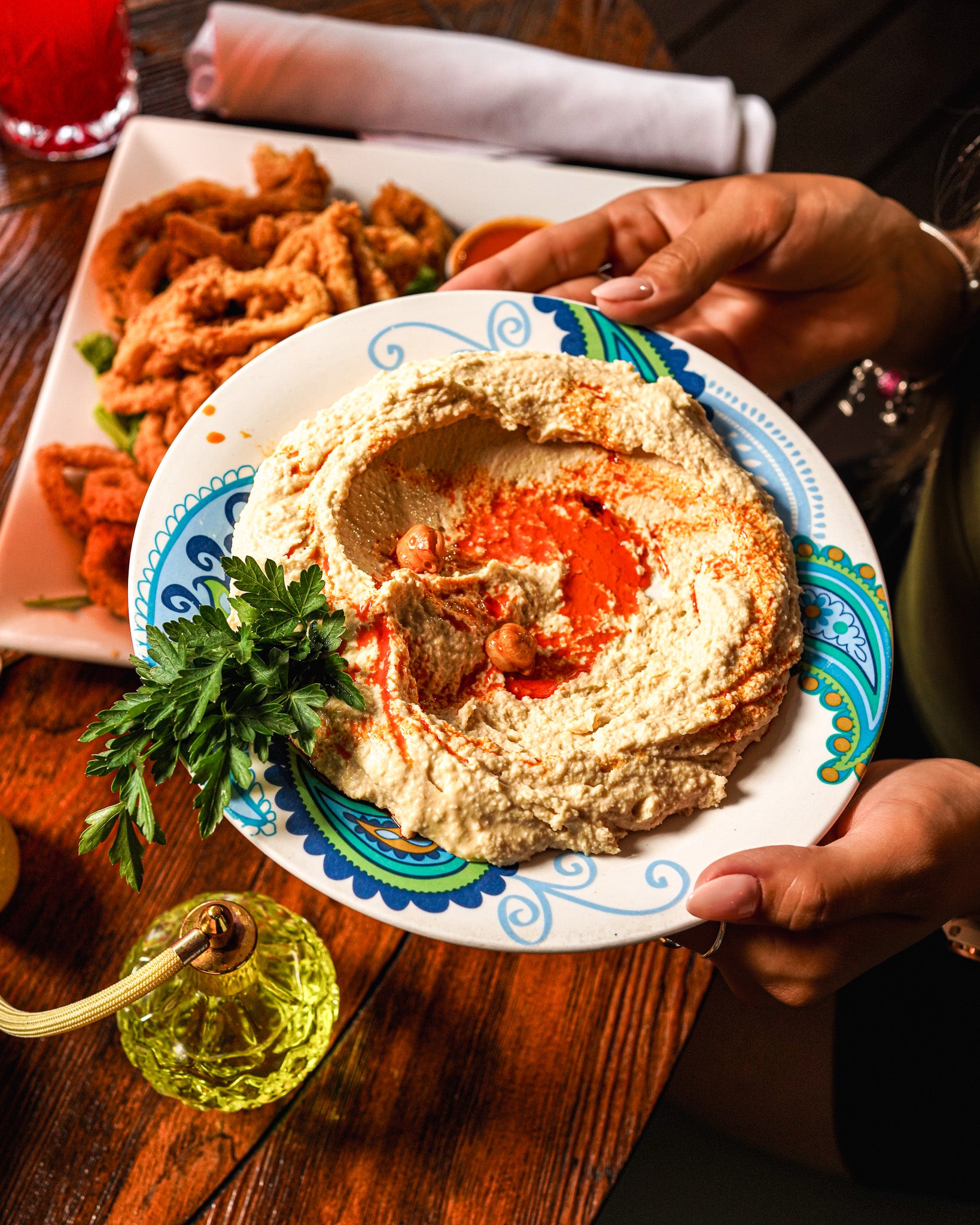 Social visuals aligned with Komma’s Mediterranean brand identity