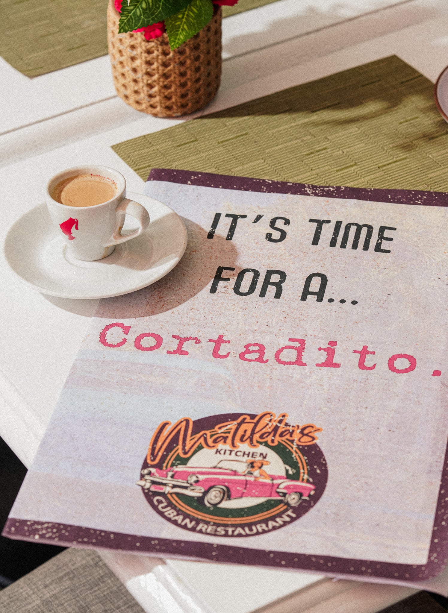 Branded visuals for Cuban dining experience