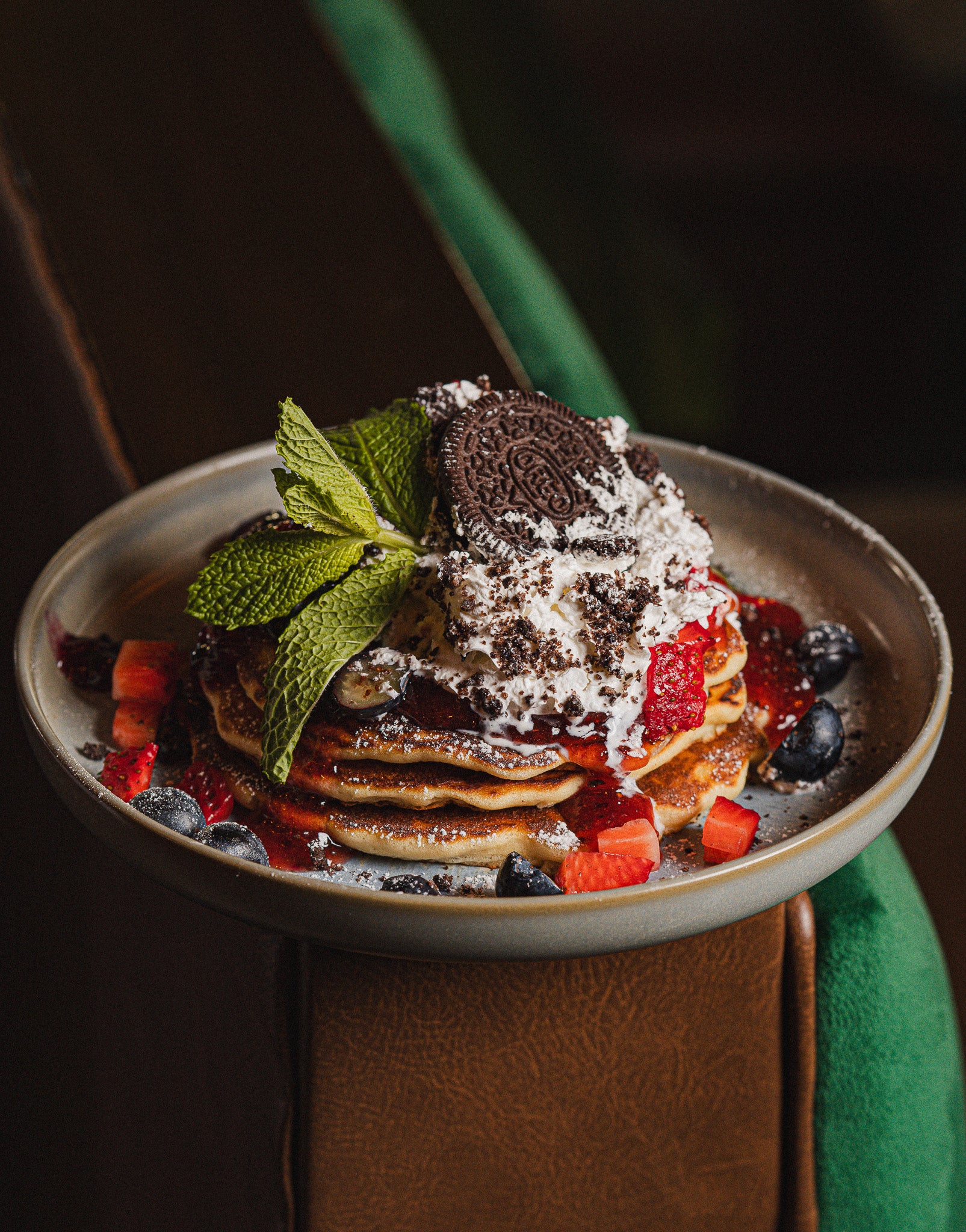 Fine dining breakfast composition for Casa Matilda’s social content