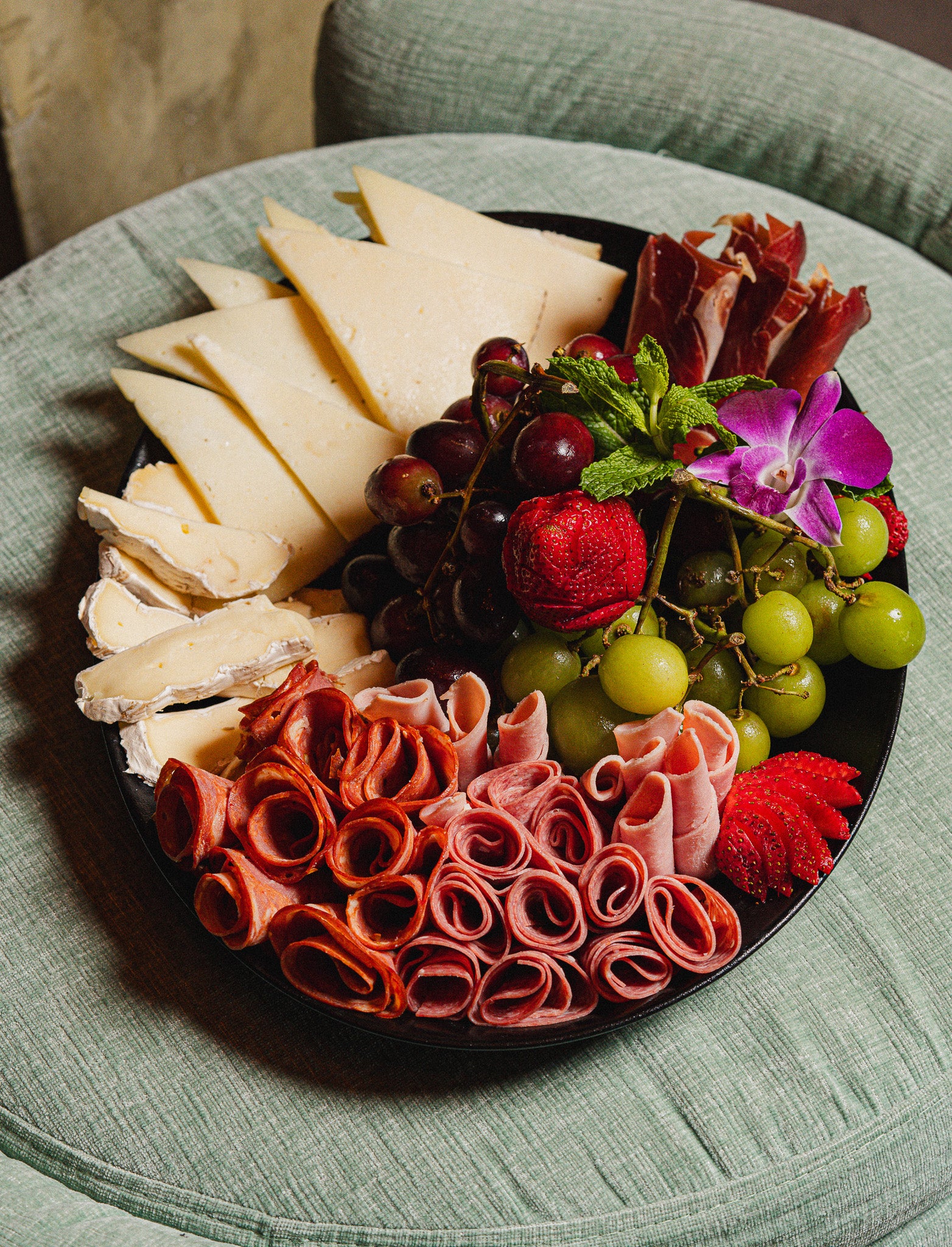 Casa Matilda’s fine dining brunch presentation captured in natural light